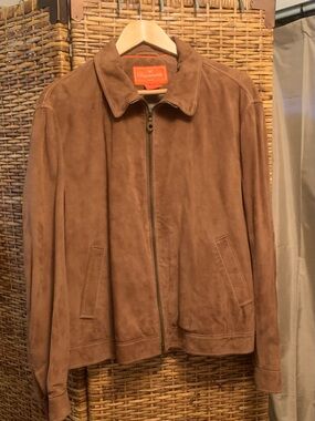 Faconnable Suede Zip-Front Jacket